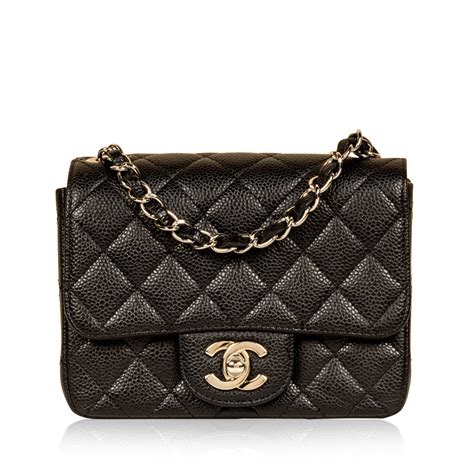 Chanel Caviar Mini Square Classic Flap 